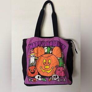 Disney Halloween Zipper Tote